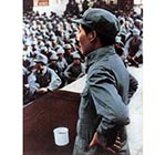1938年，毛澤東在抗大講演